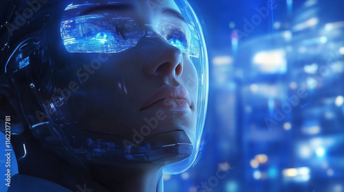 Wallpaper Mural Sci-fi illustration, technology, artificial technology, robot, futuristic, cyborg, cat, machine Torontodigital.ca