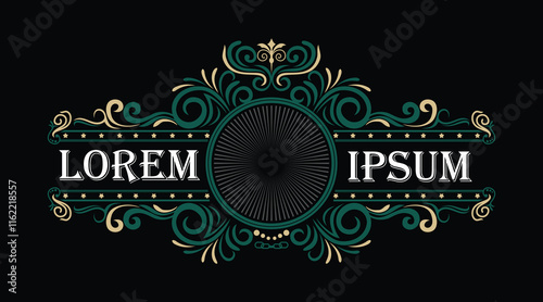 typograph of logo wine bottle