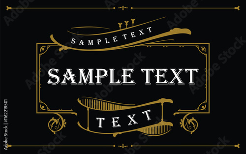 typograph of label