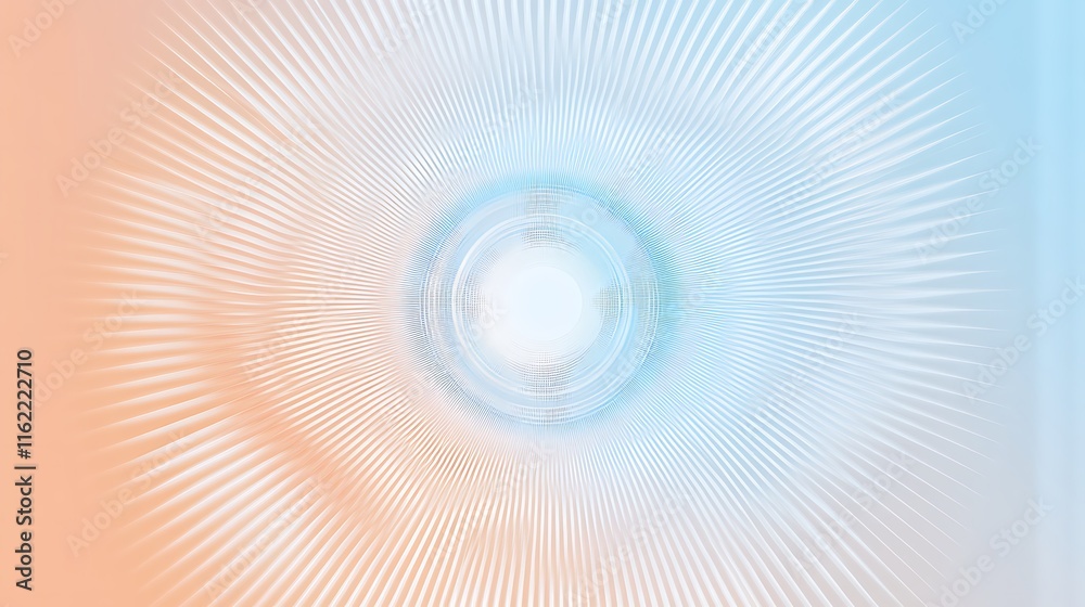 Abstract Radiating Lines Pastel Color Pattern Design Abstract Radiating Lines Pastel Color Pattern Design