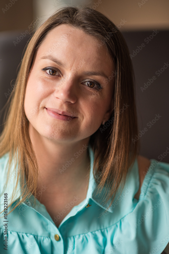 Portrait of a young beautiful long-haired girl, in light clothes in summer. Portrait of a young beautiful long-haired girl, in light clothes in summer.