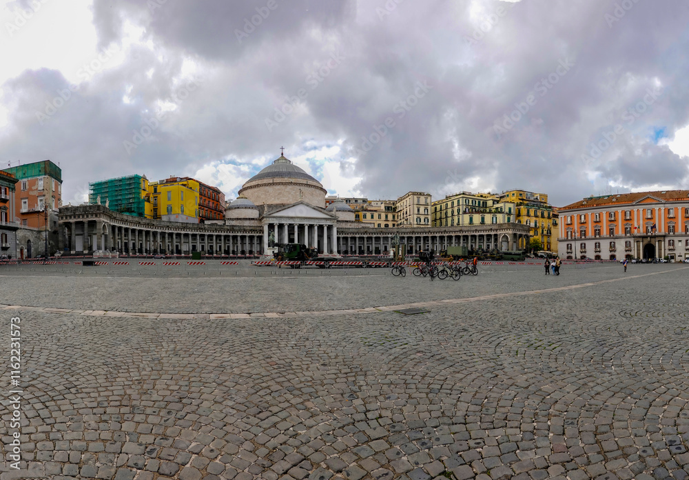 Piazza del Plebiscito in Naples