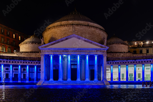 Obraz na płótnie San Francesco di Paola in Naples w salonie