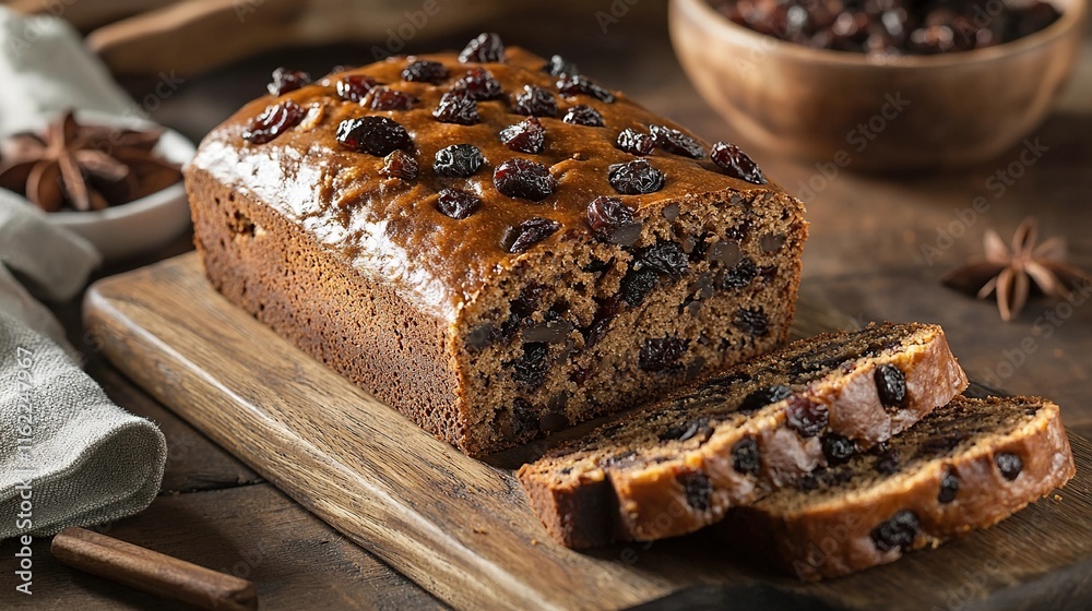 traditional irish barmbrack loaf traditional irish barmbrack loaf