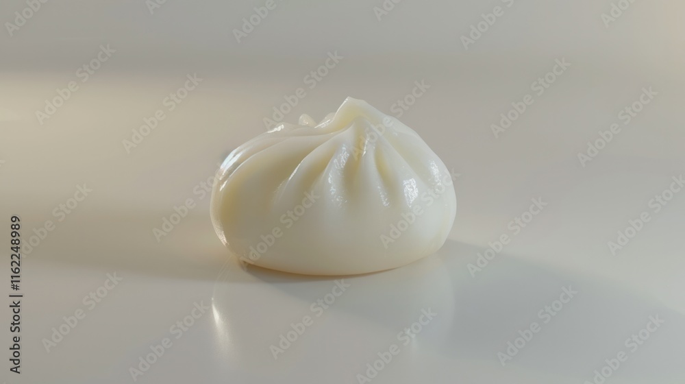 Fototapeta premium AI-generated image of a small steamed bun.