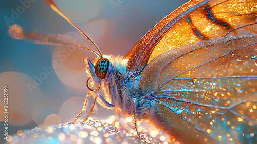 Crystal Butterfly: Hyper-Realistic Transparent Wings