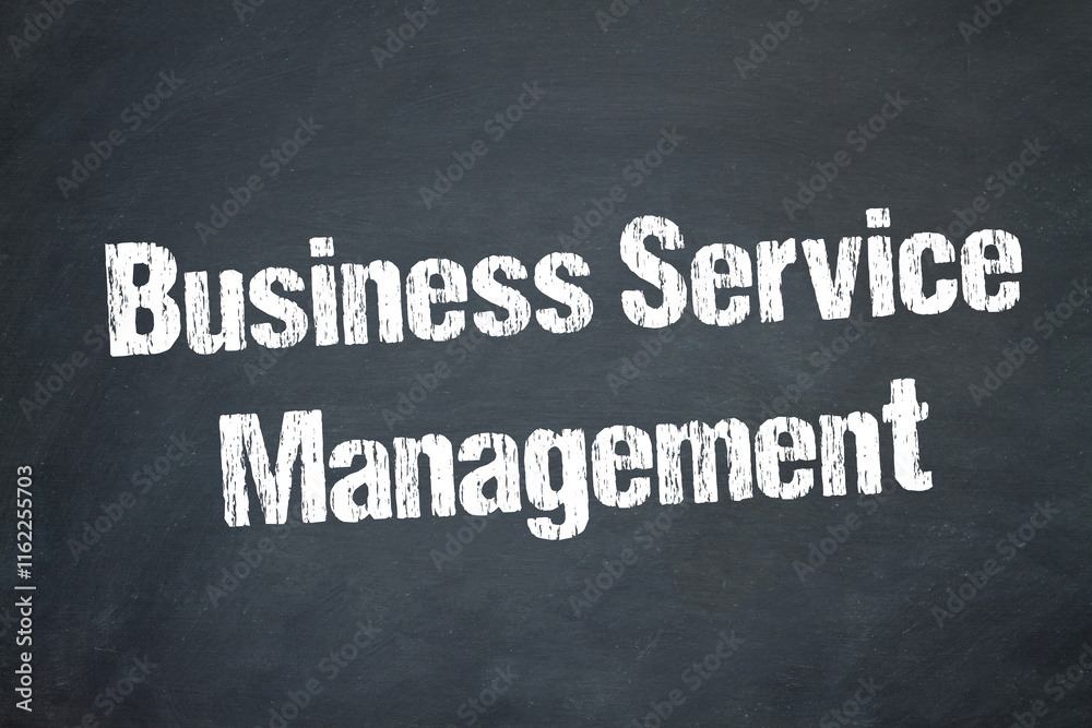 Fototapeta premium Business Service Management 