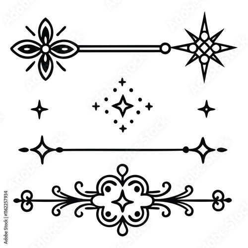 "Elegant Vector Ornaments for Creative Design"