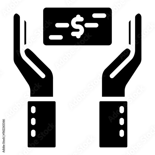 Loan Glyph Icon 