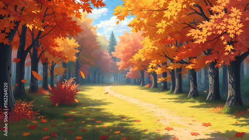 autumn in the park