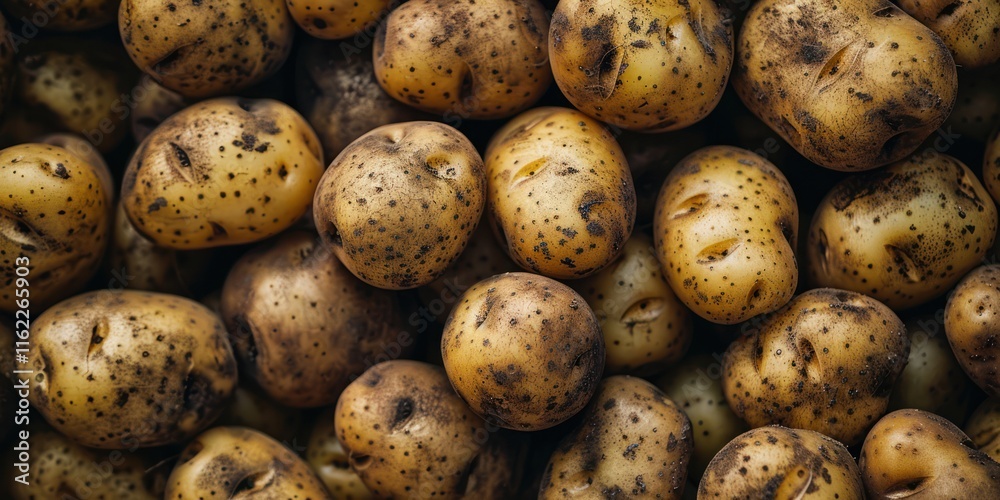 many potatoes harvest seasonal unwashed vegetable freshness organic dirty many potatoes harvest seasonal unwashed vegetable freshness organic dirty