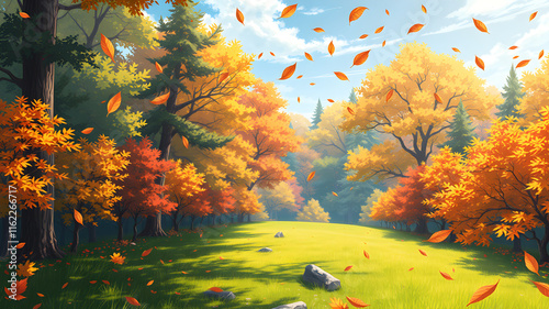autumn in the forest
