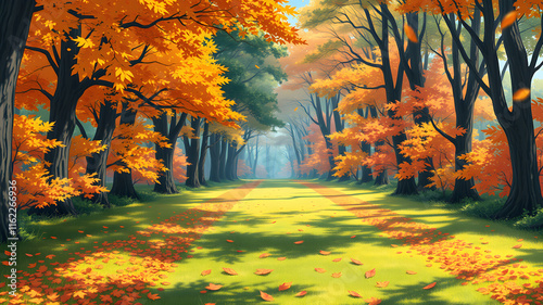 autumn in the forest