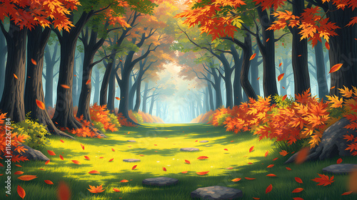 autumn in the woods