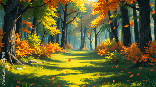 autumn in the woods