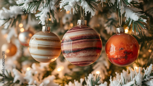 red christmas ball