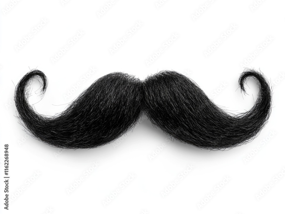 Close-up of a moustache Close-up of a moustache