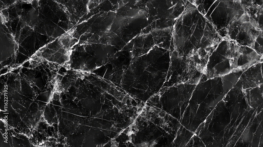 Black Marble Texture With White Veins Black Marble Texture With White Veins