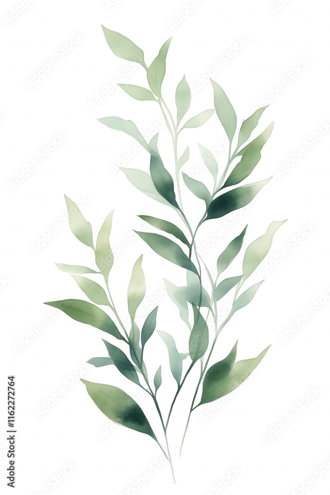 A green leafy plant with a stem A green leafy plant with a stem
