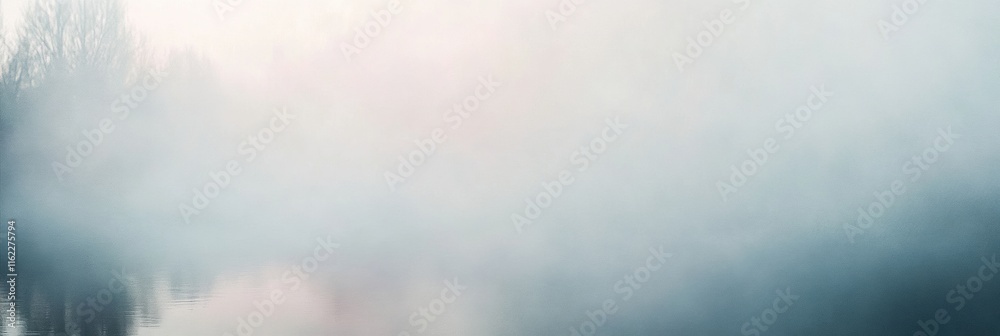 Blurred reflections evoke human emotions in a serene natural setting during early morning light. Generative AI Blurred reflections evoke human emotions in a serene natural setting during early morning light. Generative AI