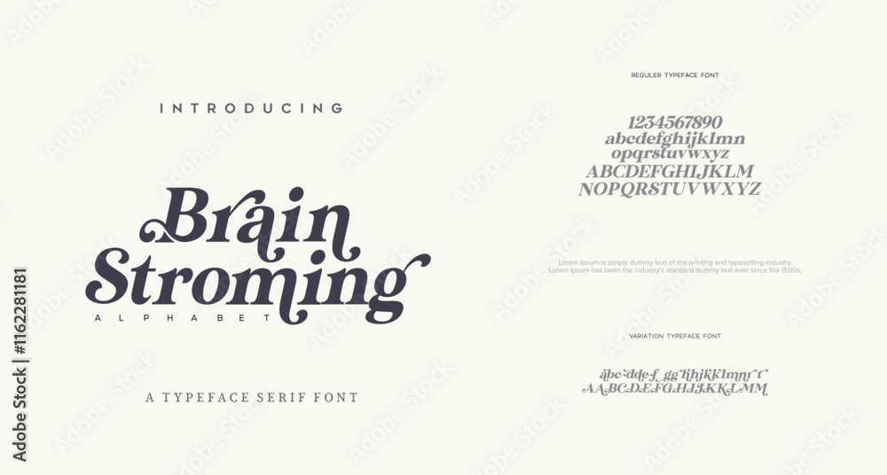 Elegant Font Uppercase Lowercase And Number. Classic Lettering Minimal Fashion Designs. Typography modern serif fonts italic decorative vintage concept. vector illustration
Elegant Font Uppercase Lowercase And Number. Classic Lettering Minimal Fashion Designs. Typography modern serif fonts italic decorative vintage concept. vector illustration