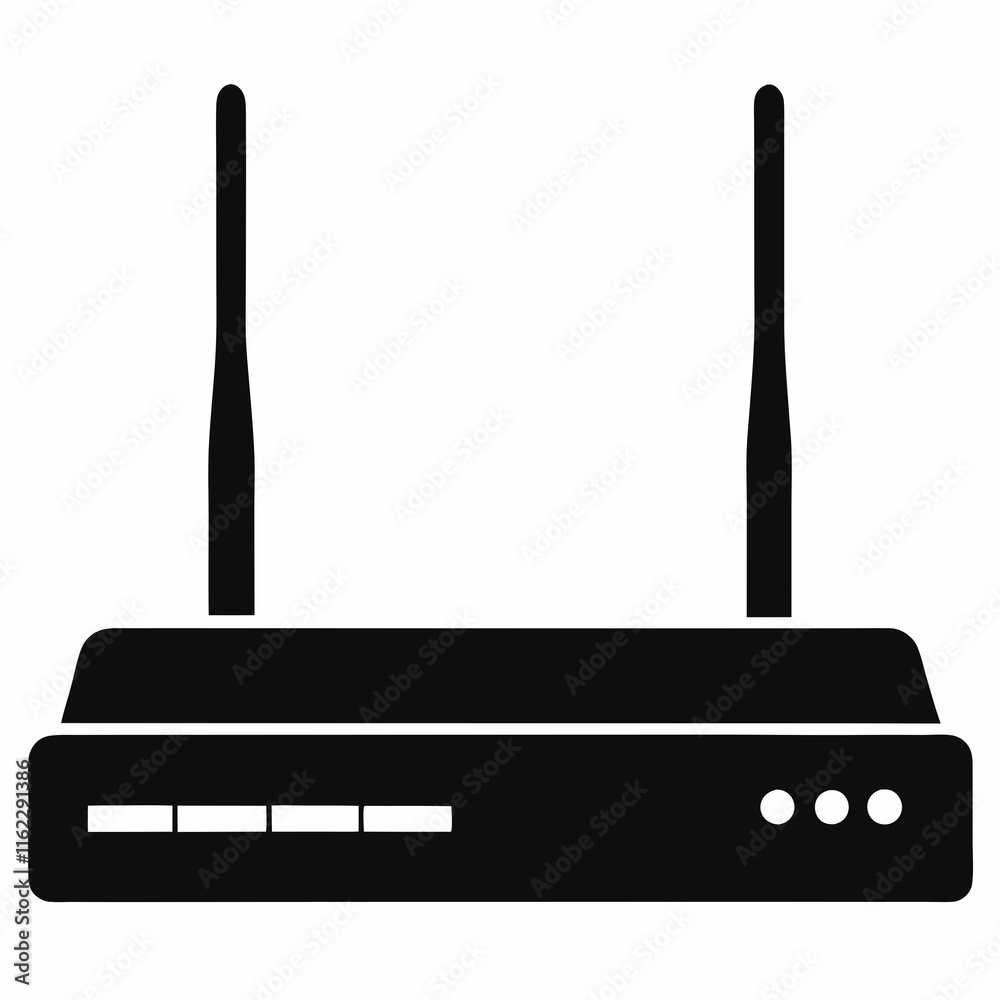 Router Silhouette Vector Art Router Silhouette Vector Art