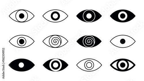 set of eyes icon