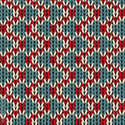 Knitted background pattern wallpaper knitting decorative print handmade textile knitting handiwork
