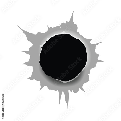 Bullet hole design for your projects