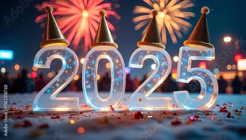 2025 with icy snow