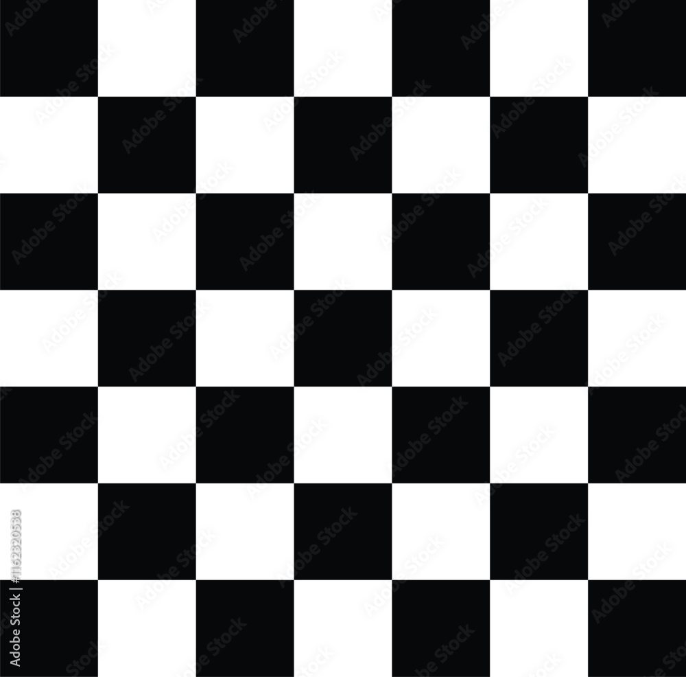 Pattern of squares in black and white chess type. Pattern of squares in black and white chess type.