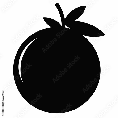 Jabuticaba Silhouette Vector Art