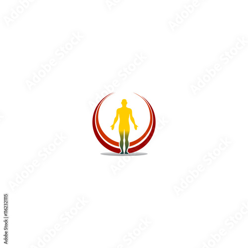 humane therapy symbol icon vektor logo
