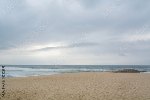 Porto, Portugal - Atlantic Ocean coast in Espinho photo