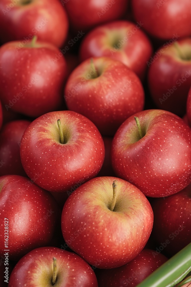 close-up of basket filled with freshly picked apples against blurred orchard background highlighting vibrant red and close-up of basket filled with freshly picked apples against blurred orchard background highlighting vibrant red and