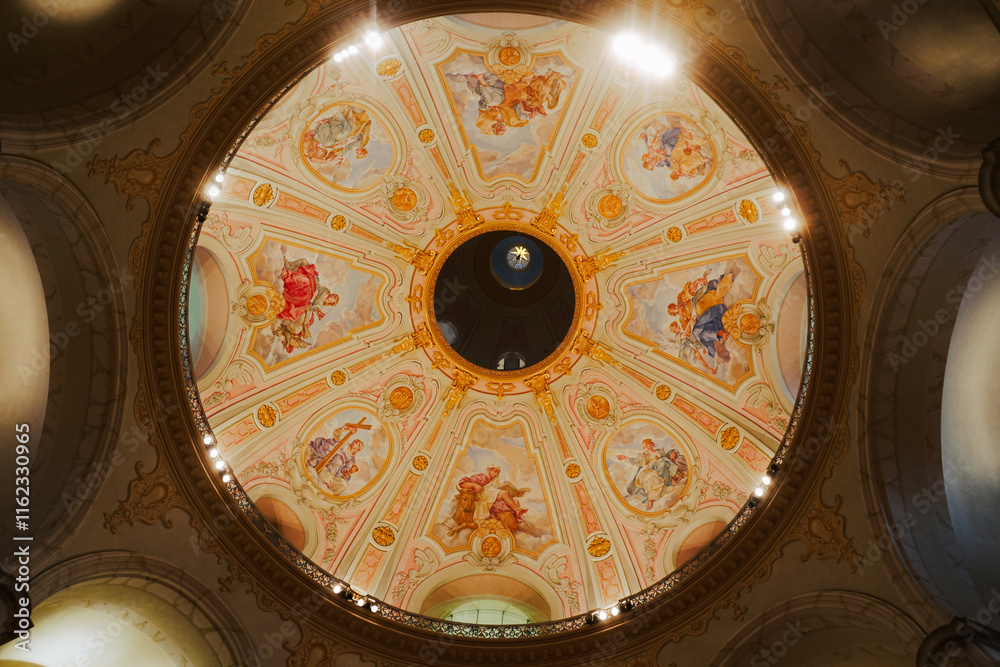 Naklejka premium Dresdner Frauenkirche Dachansicht