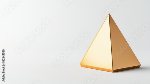 Golden Pyramid Symbolizing Leadership and Vision