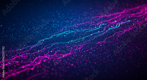 Fotografie Abstract technology background