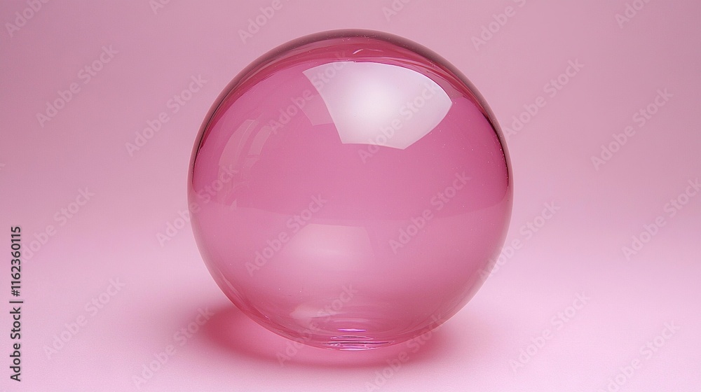 Pink vase on pink background with white spot at bottom Pink vase on pink background with white spot at bottom