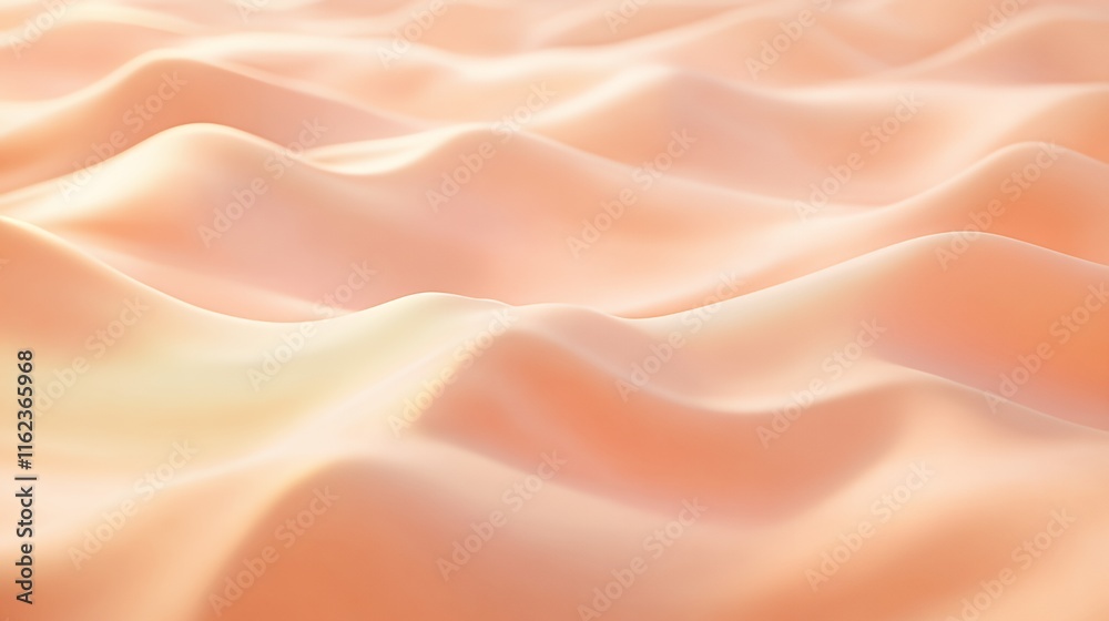 Obraz premium Peach Colored Abstract Waves Soft Texture Background