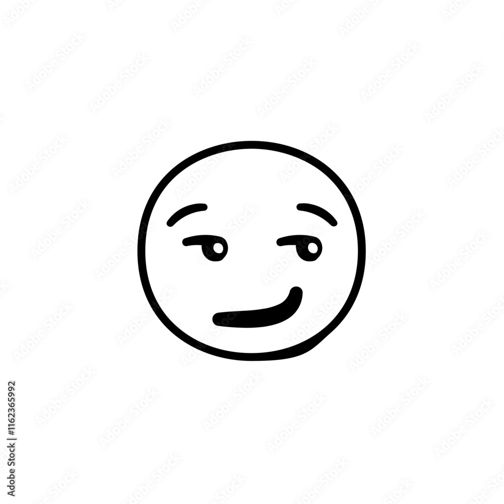 Fototapeta premium Smirking Face 