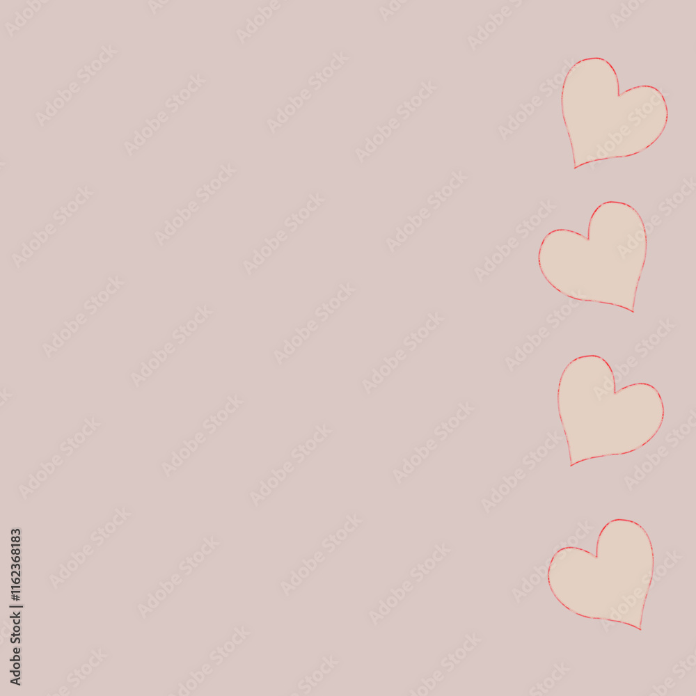 heart background. in pastel colors. valentine's day, love, romance, holiday heart background. in pastel colors. valentine's day, love, romance, holiday