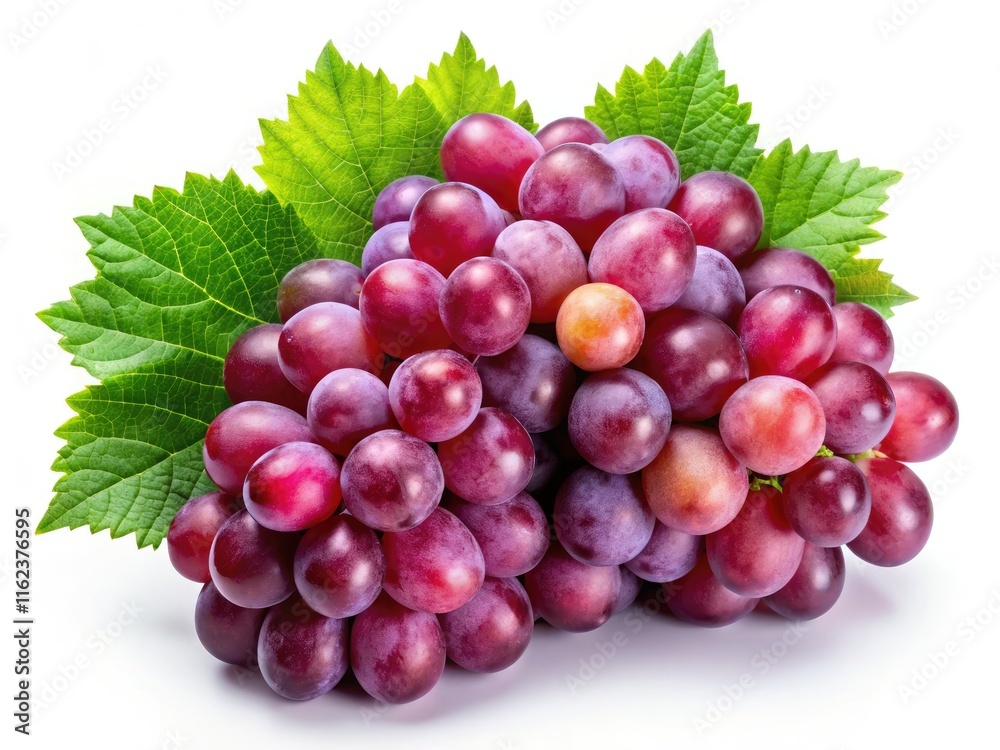 Fototapeta premium High-definition aerial view: sun-drenched, organic grapes bursting with fresh, natural flavor.