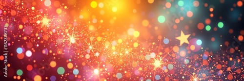glow particle abstract background.