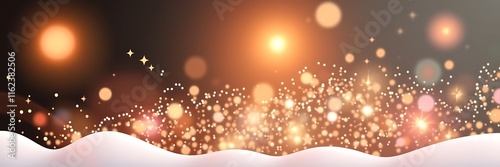 glow particle abstract background.
