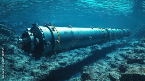 Subsea Pipeline: Underwater Infrastructure, Ocean Engineering, Deep Sea Technology photo