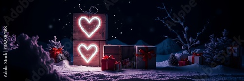 Valentine's Day abstract background 