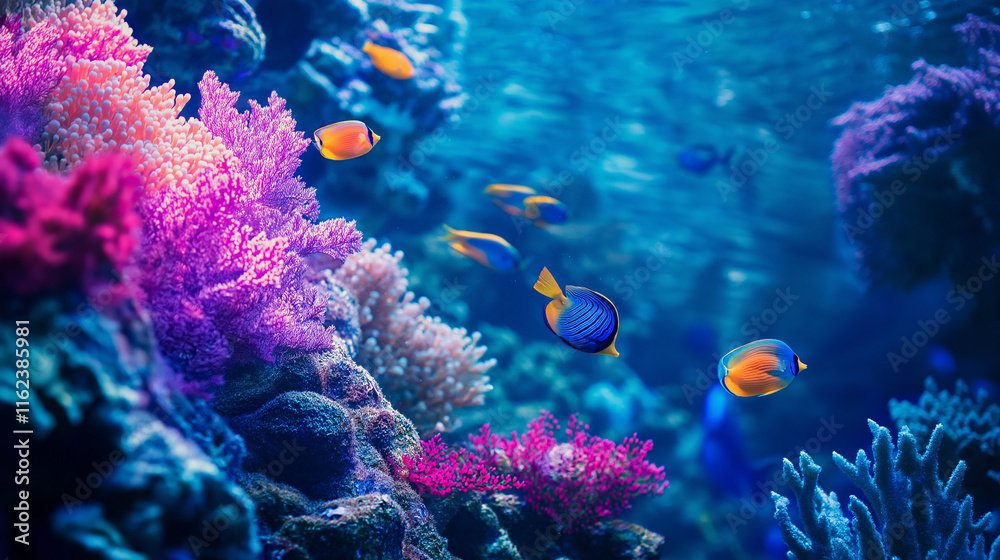 Obraz premium coral reef with fish