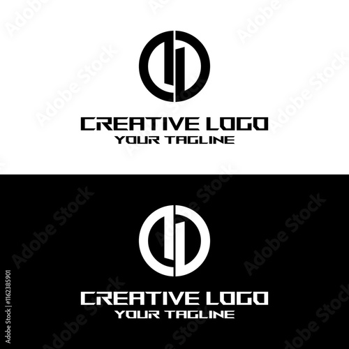 creative letter logo ed desain vektors