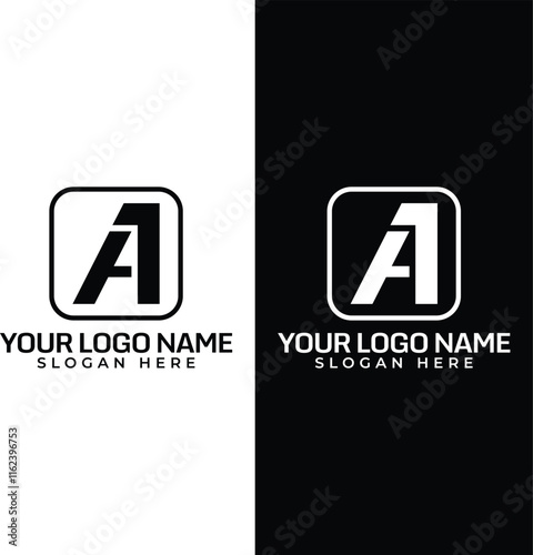 Fotografía Initial letter A1, AI, monogram vector logo design